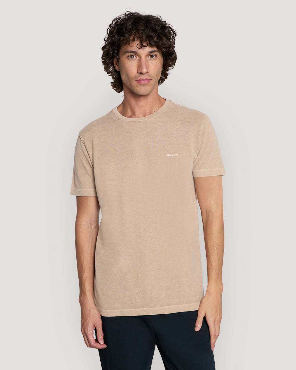 SLIM SUNFADED SS PIQUE TSHIRT