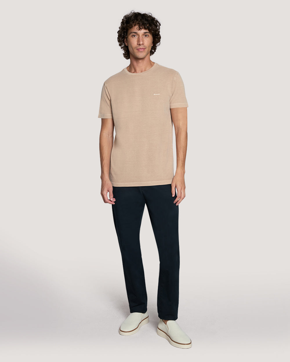 SLIM SUNFADED SS PIQUE TSHIRT