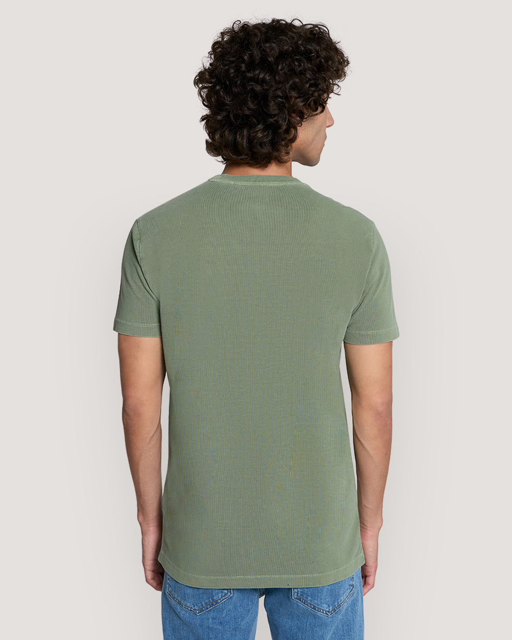 SLIM SUNFADED SS PIQUE TSHIRT