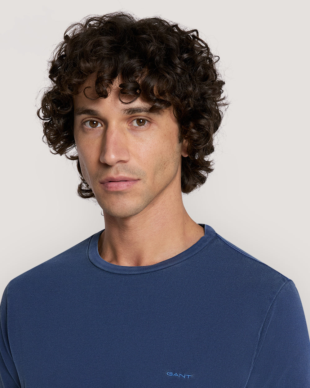 SLIM SUNFADED SS PIQUE TSHIRT