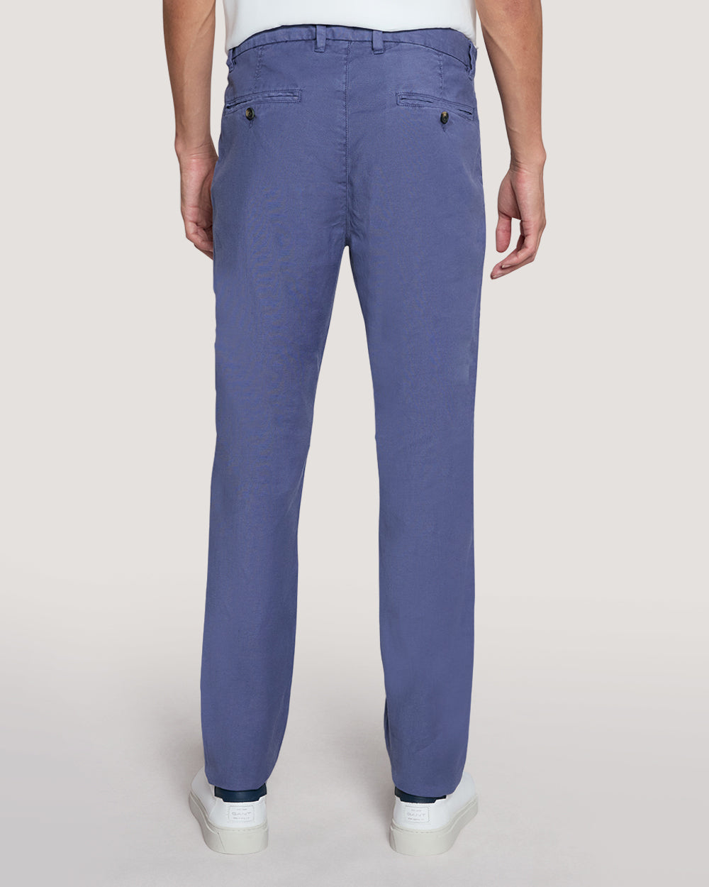SLIM COT/LINEN CHINOS