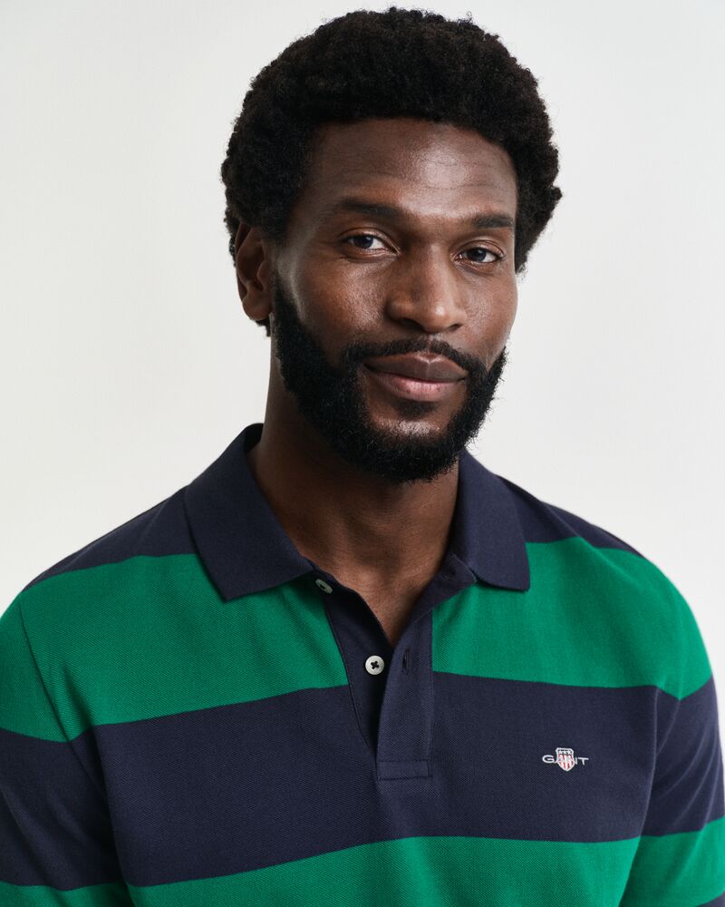 BLOCK STRIPE POLO
