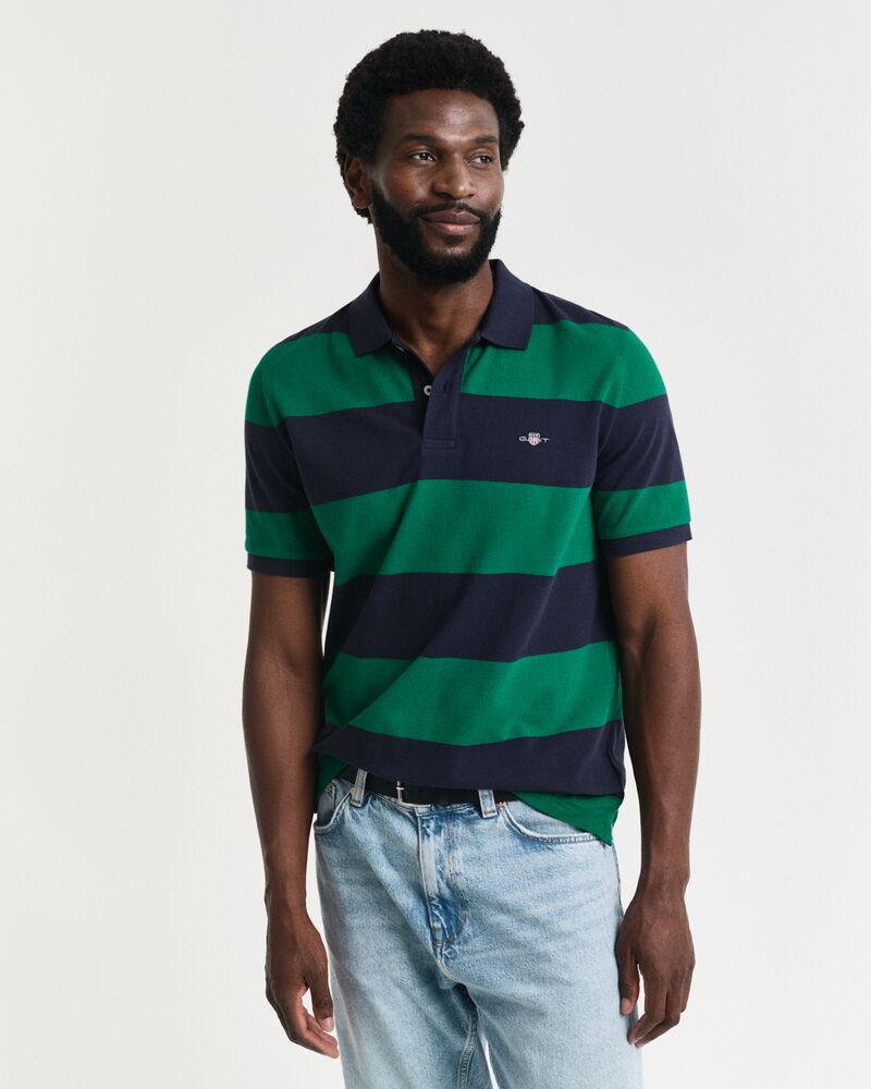 BLOCK STRIPE POLO