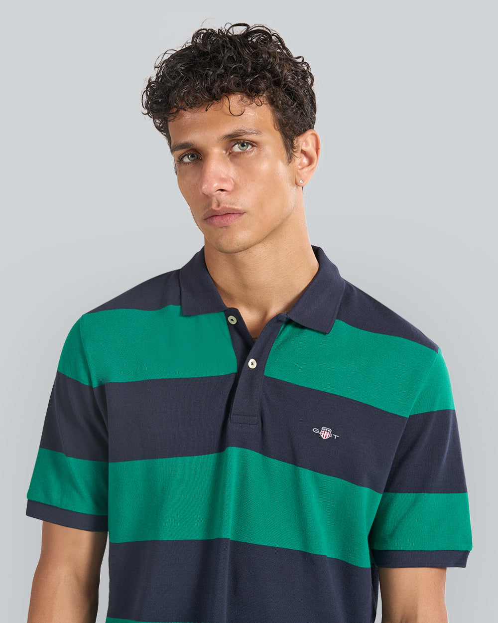 BLOCK STRIPE POLO