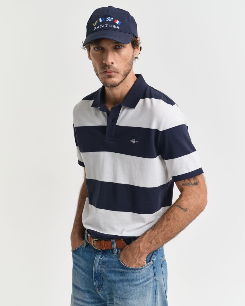 BLOCK STRIPE POLO