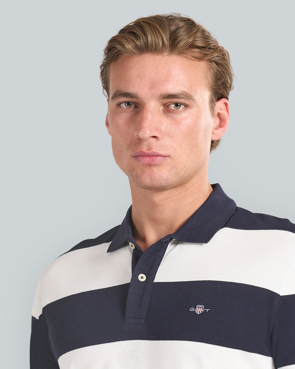 BLOCK STRIPE POLO