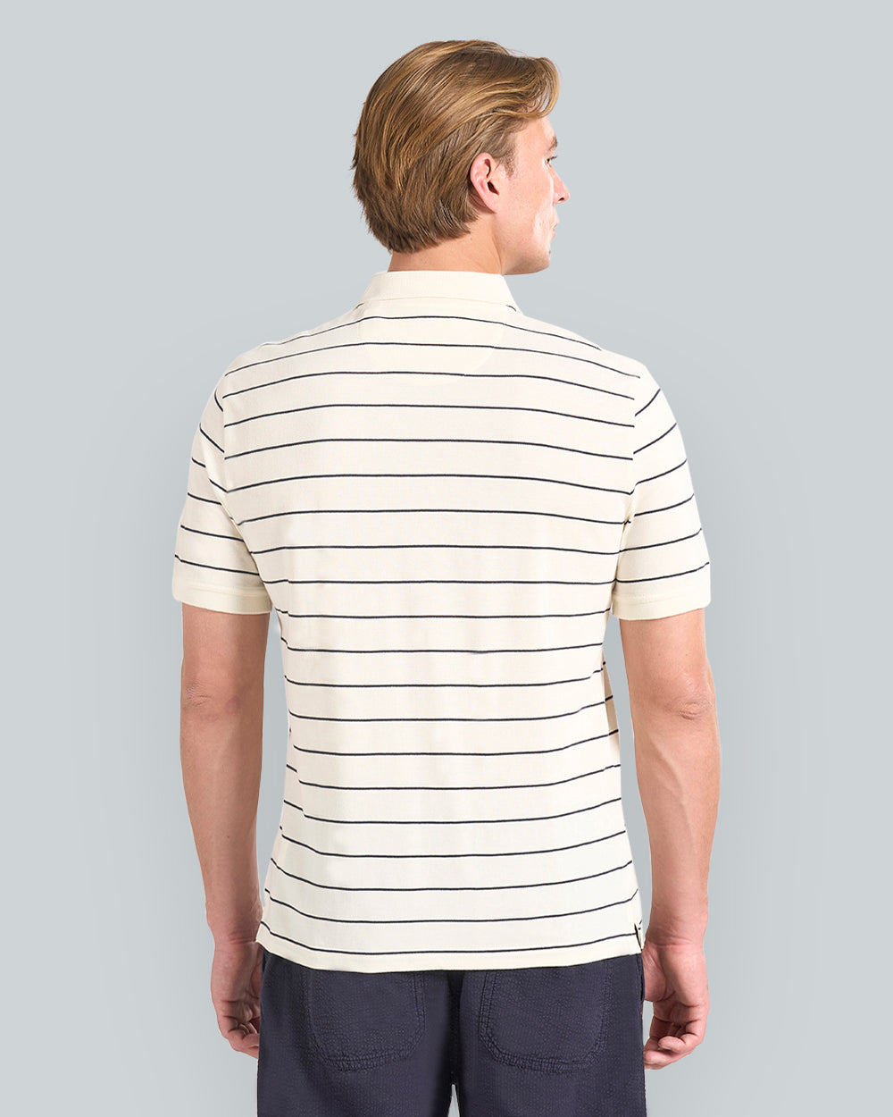 STRIPED SS POLO