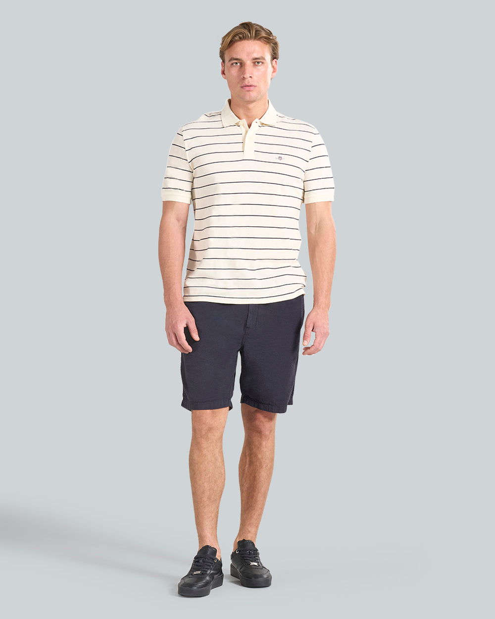 STRIPED SS POLO
