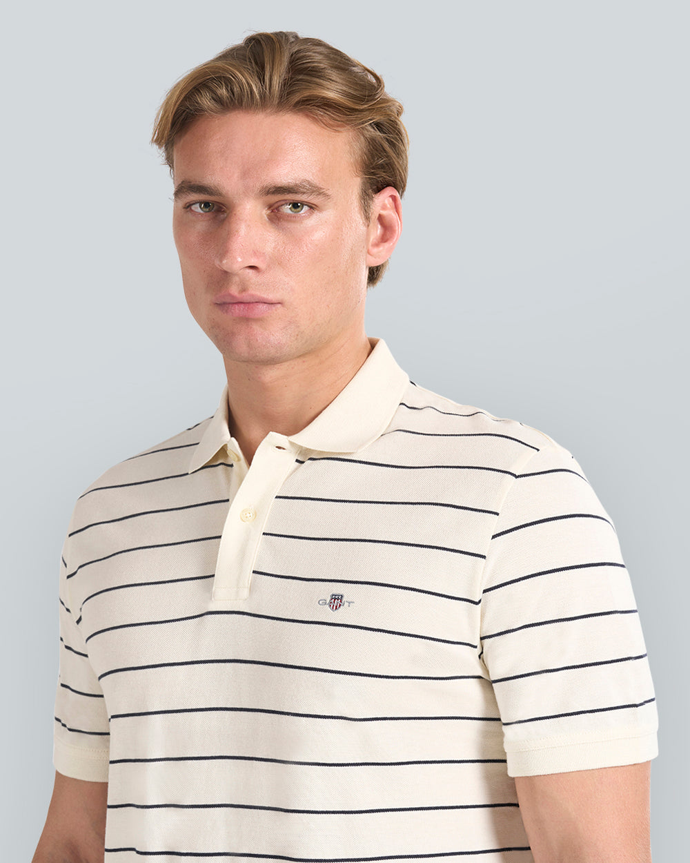 STRIPED SS POLO