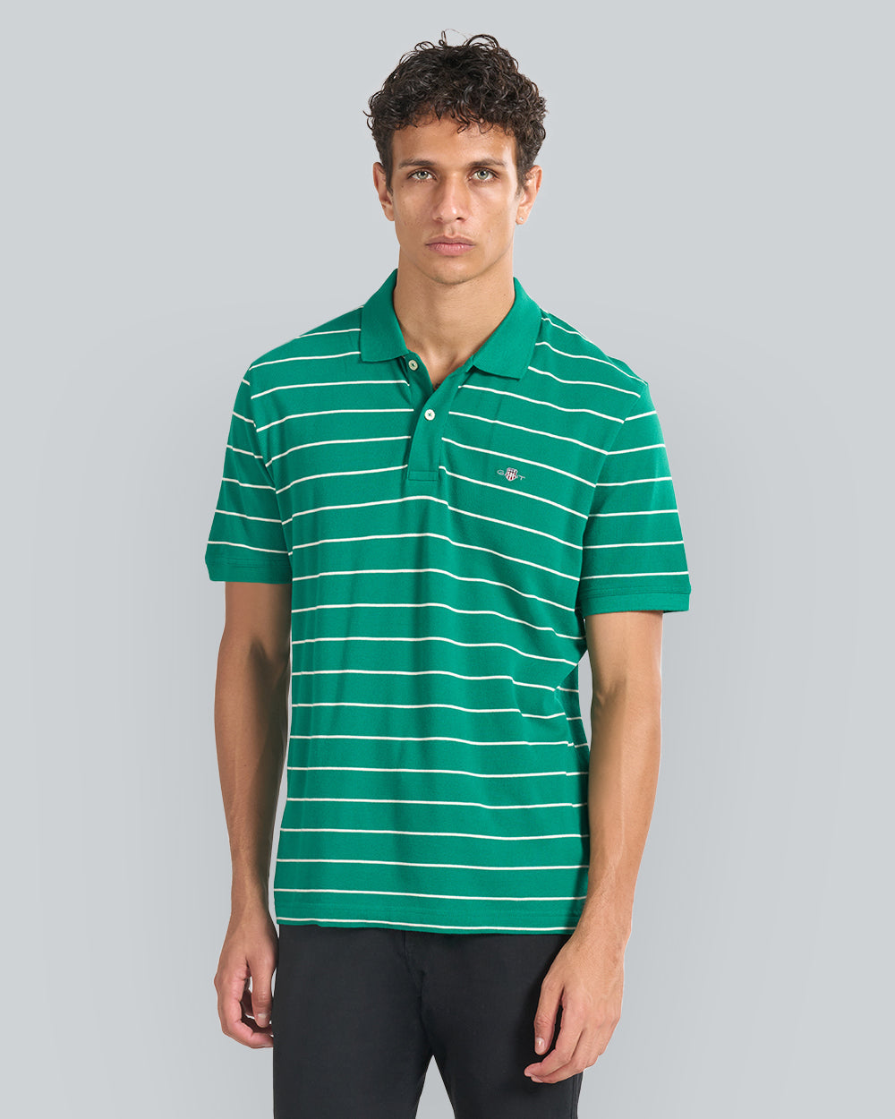 STRIPED SS POLO
