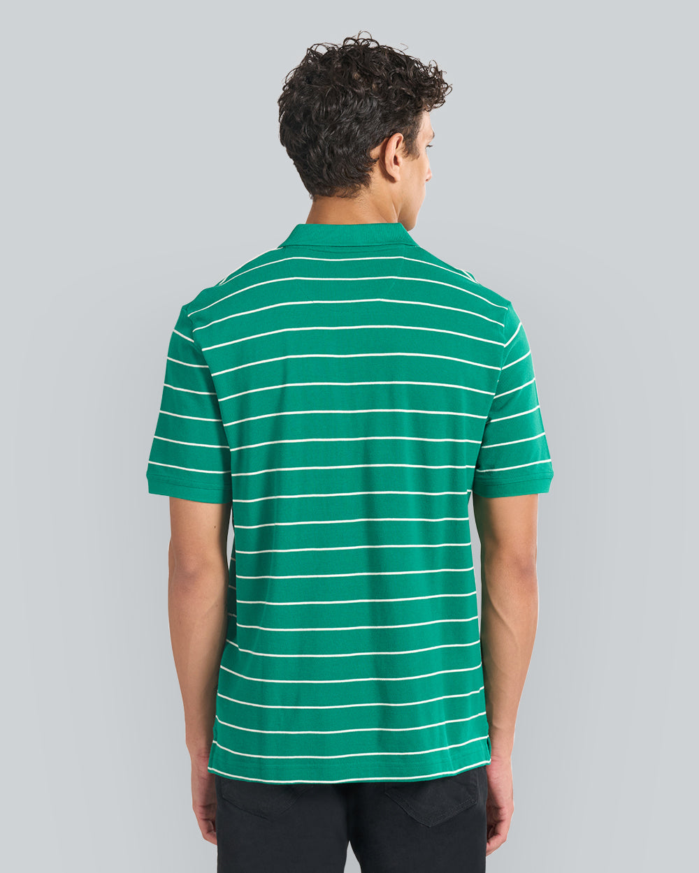 STRIPED SS POLO