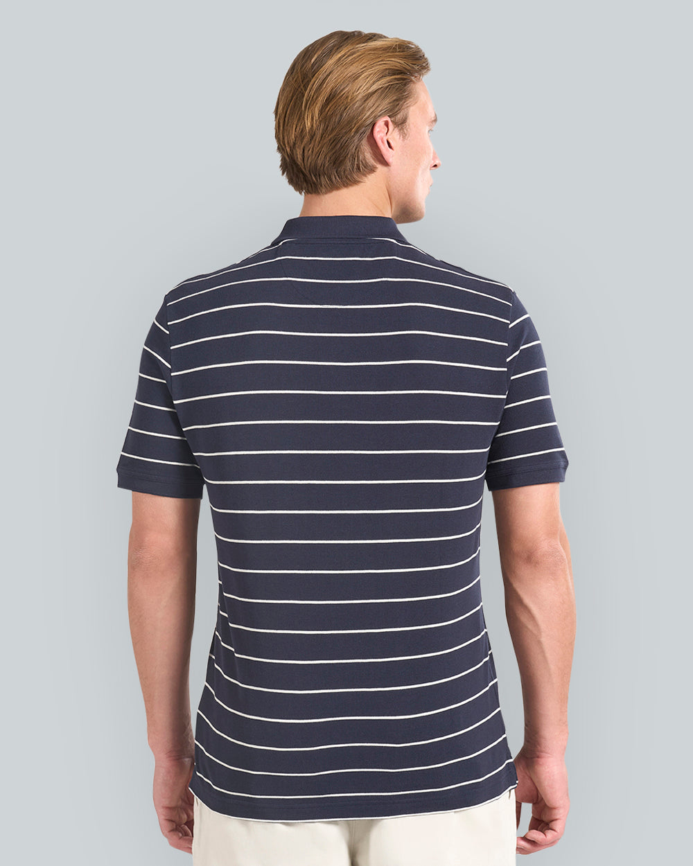 STRIPED SS POLO