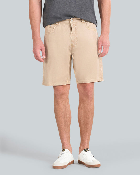 REG COT/LINEN JEANS SHORTS