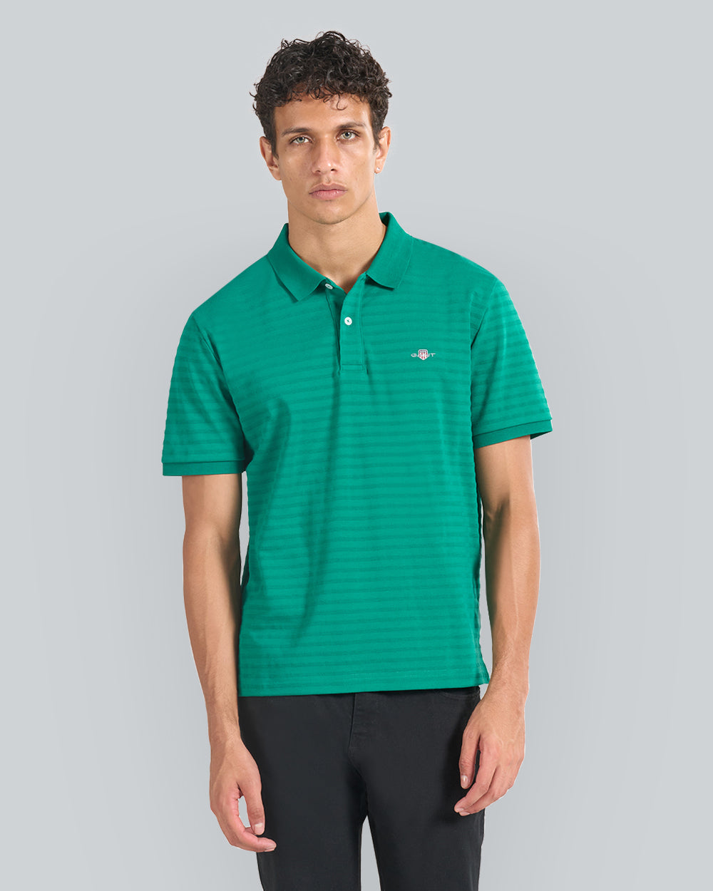 TEXTURE STRIPE POLO