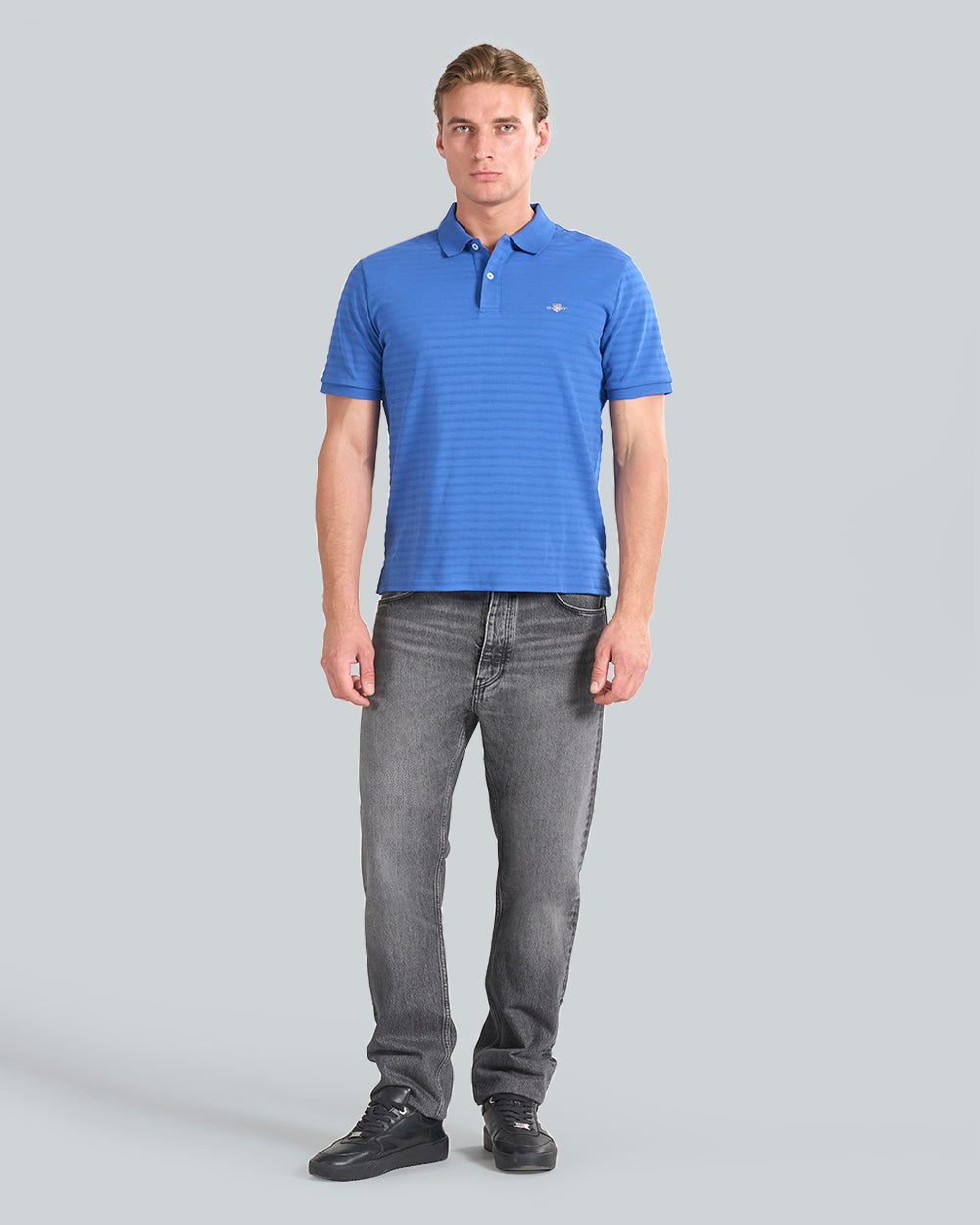 TEXTURE STRIPE POLO