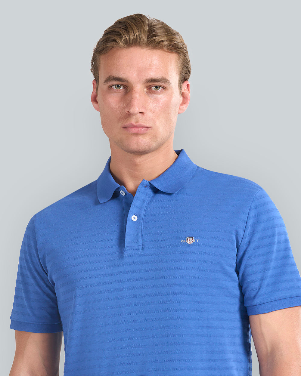 TEXTURE STRIPE POLO