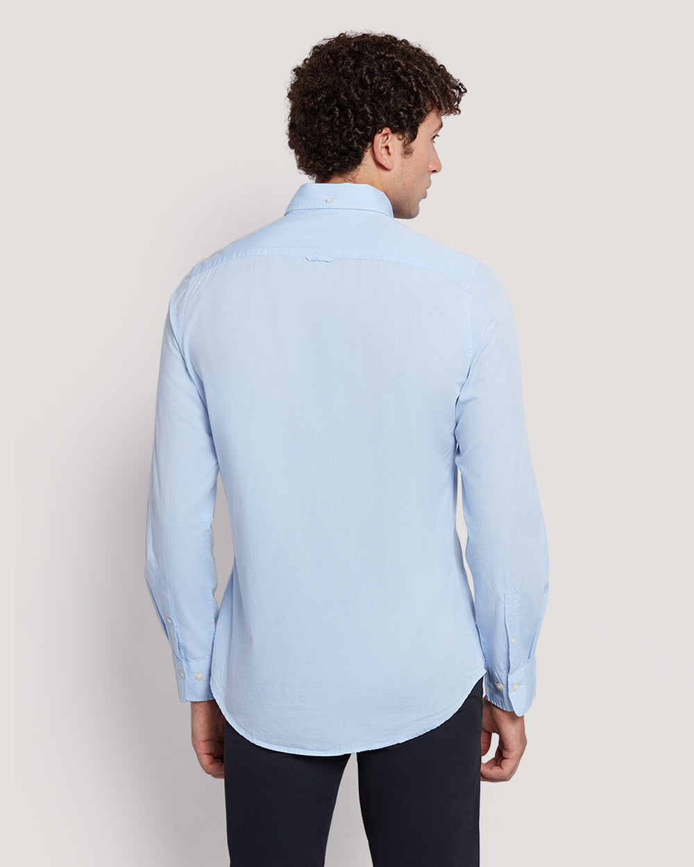 Men’S Slim Fit Cotton Poplin Shirt