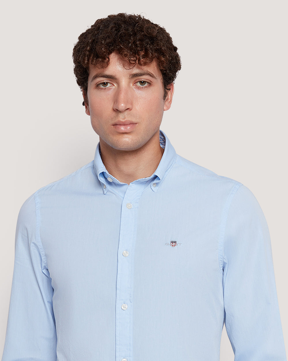 Men’S Slim Fit Cotton Poplin Shirt
