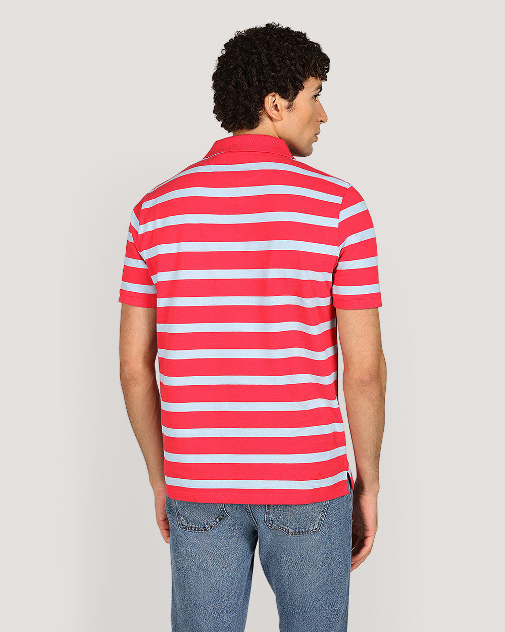Gant Striped Short Sleeve Polo Shirt For Men