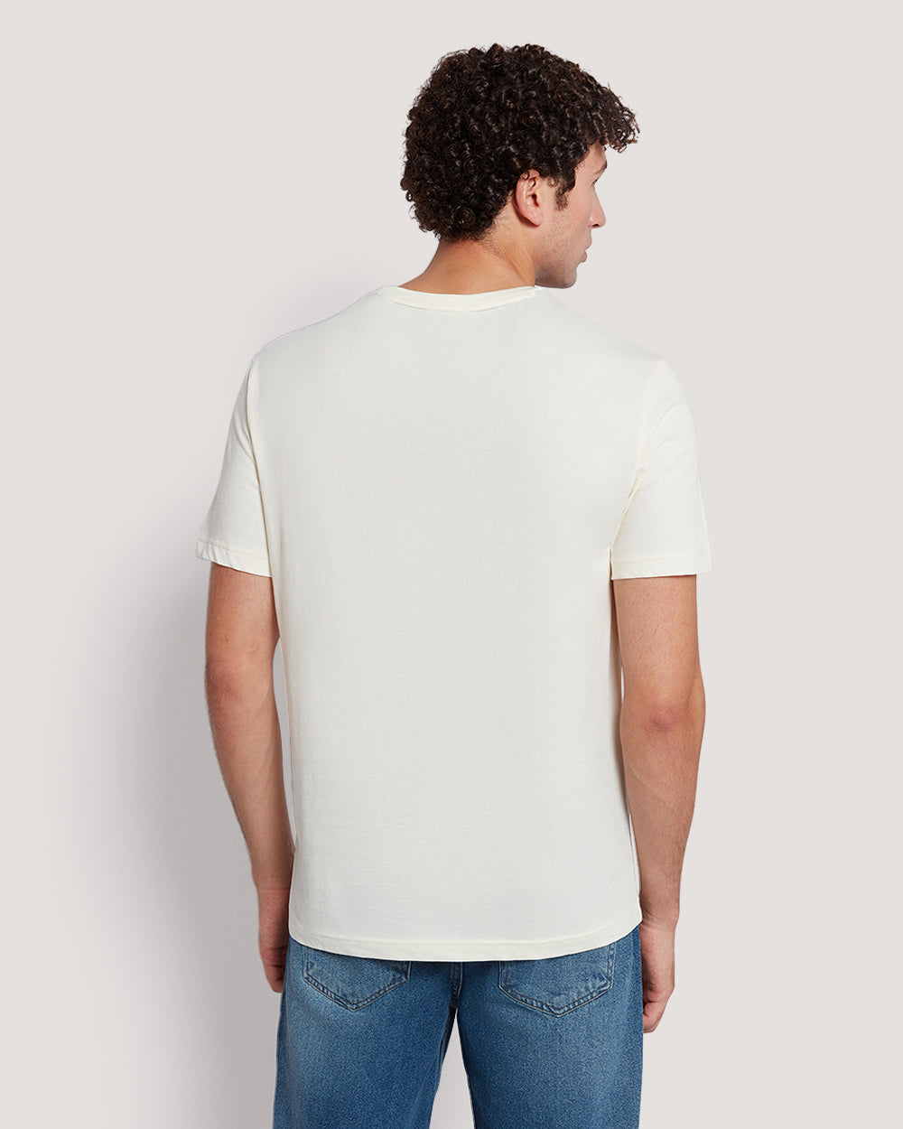 Men’S Short Sleeve Cotton T-Shirt With Shield Logo