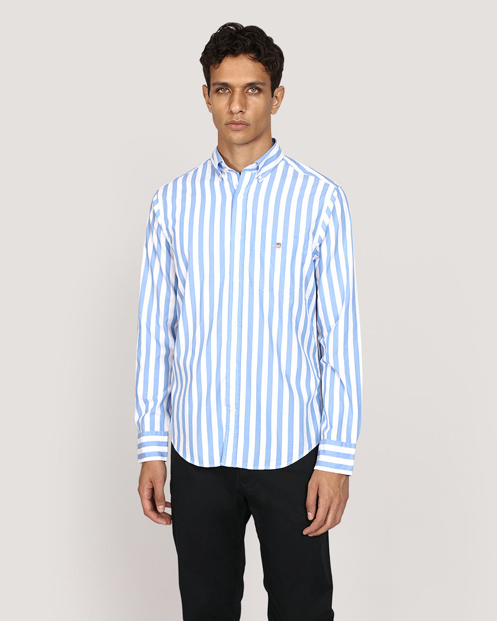 Regular Classic Poplin Stripe Shirt