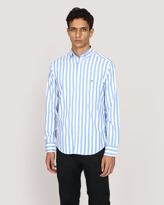 Regular Classic Poplin Stripe Shirt