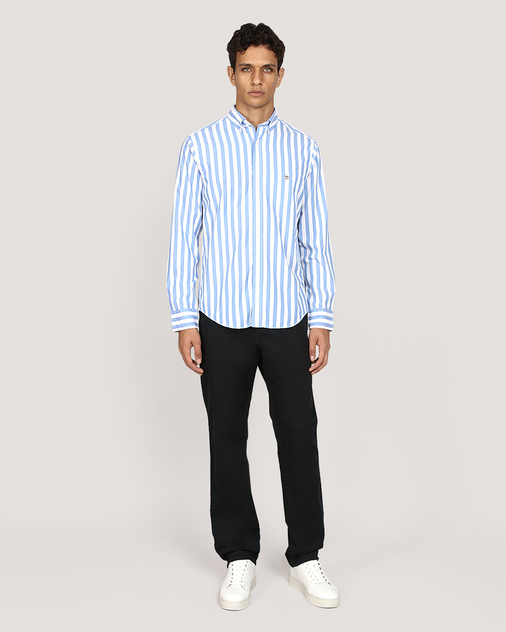 Regular Classic Poplin Stripe Shirt