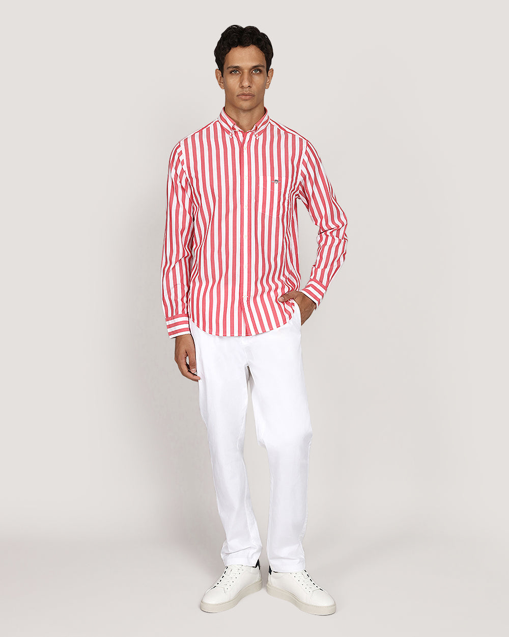 Regular Classic Poplin Stripe Shirt
