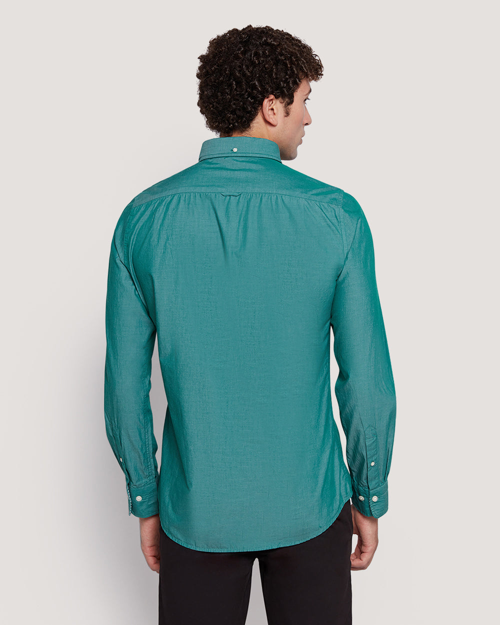 Men’S Slim Fit Cotton Poplin Shirt