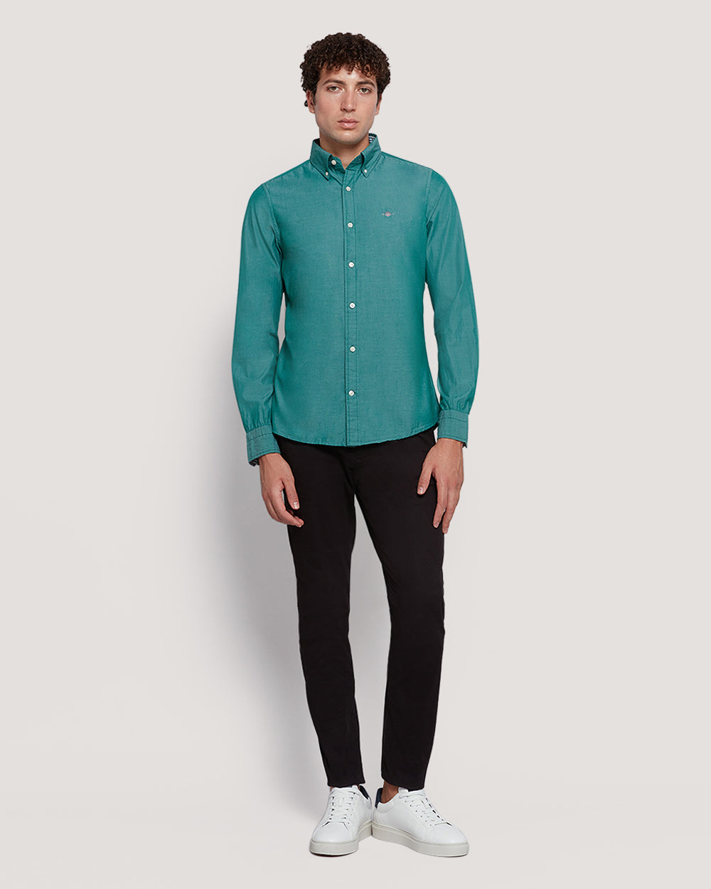 Men’S Slim Fit Cotton Poplin Shirt