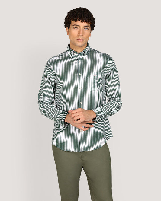 Gant Regular Classic Popl Stripe Shirt For Men