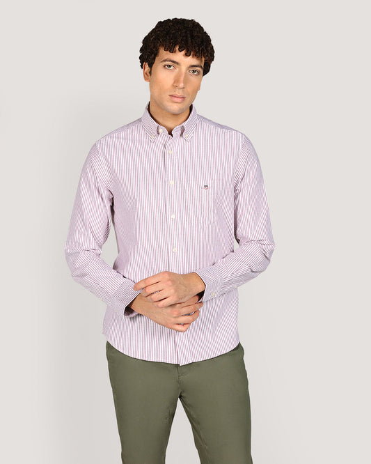 Gant Regular Classic Oxford Stripe Shirt For Men