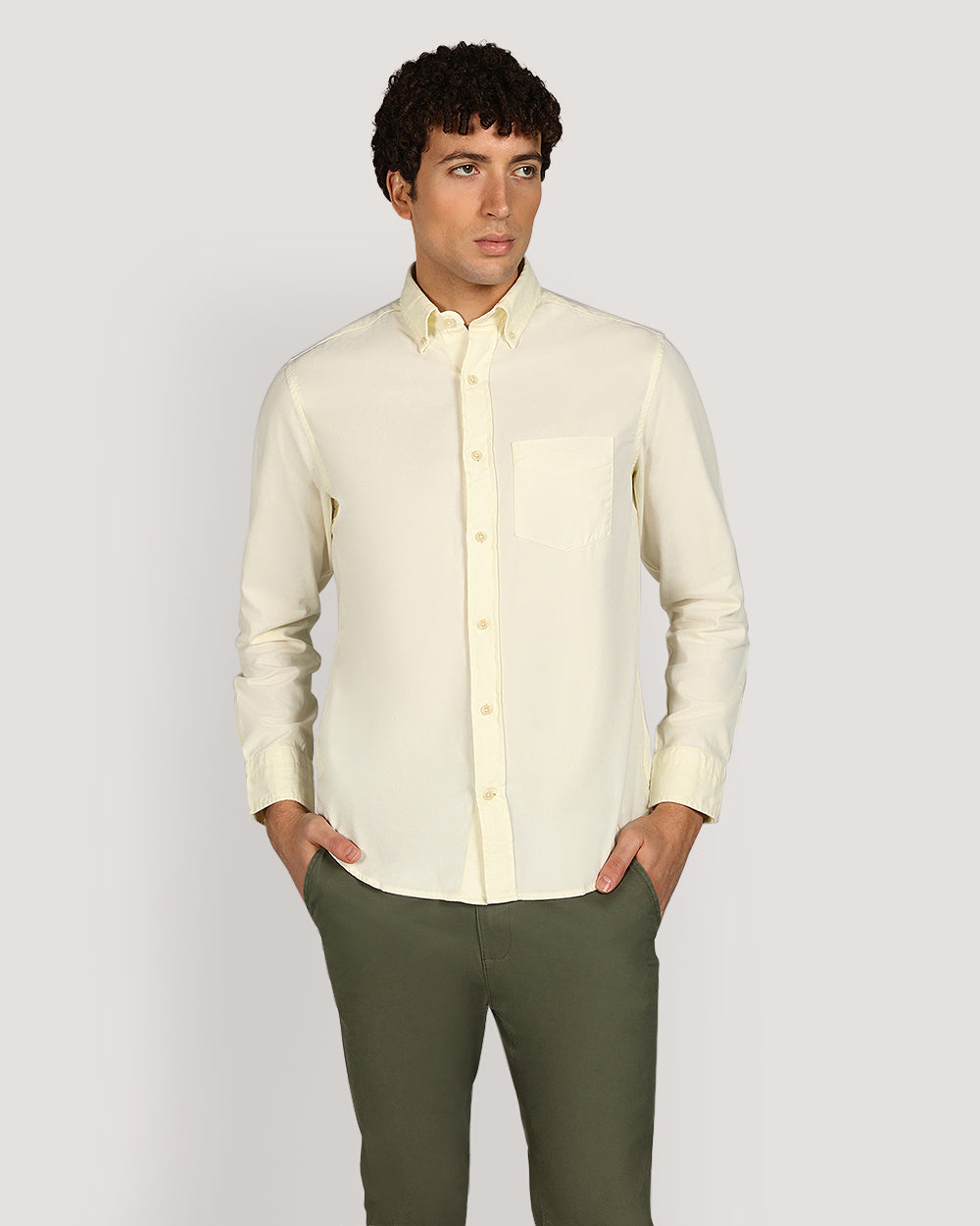 Gant Regular Garment Dyed Twill Shirt For Men
