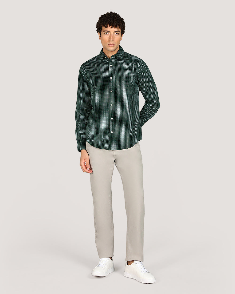 Gant Regular Micro Prt Shirt For Men