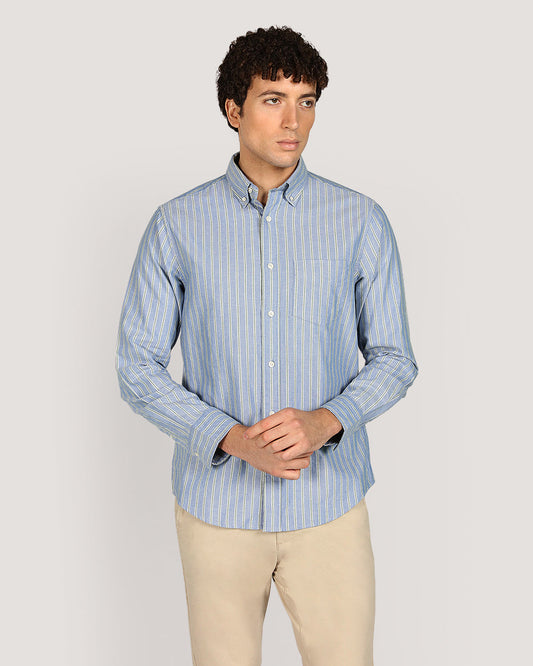 Gant Regular Archive Oxford Stripe Shirt For Men