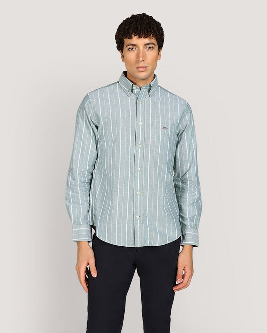 Gant Regular Classic Oxford Stripe Shirt For Men