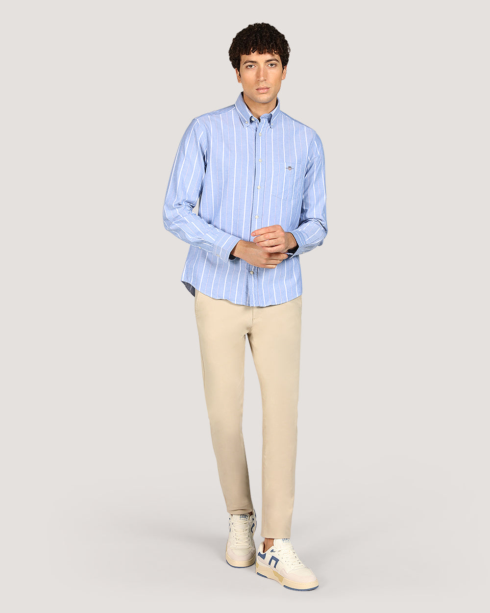 Gant Regular Classic Oxford Stripe Shirt For Men