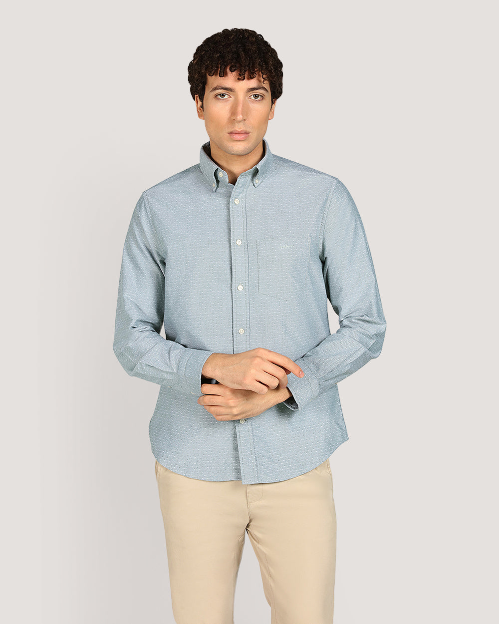 Gant Regular Oxford Dobby Dot Shirt For Men