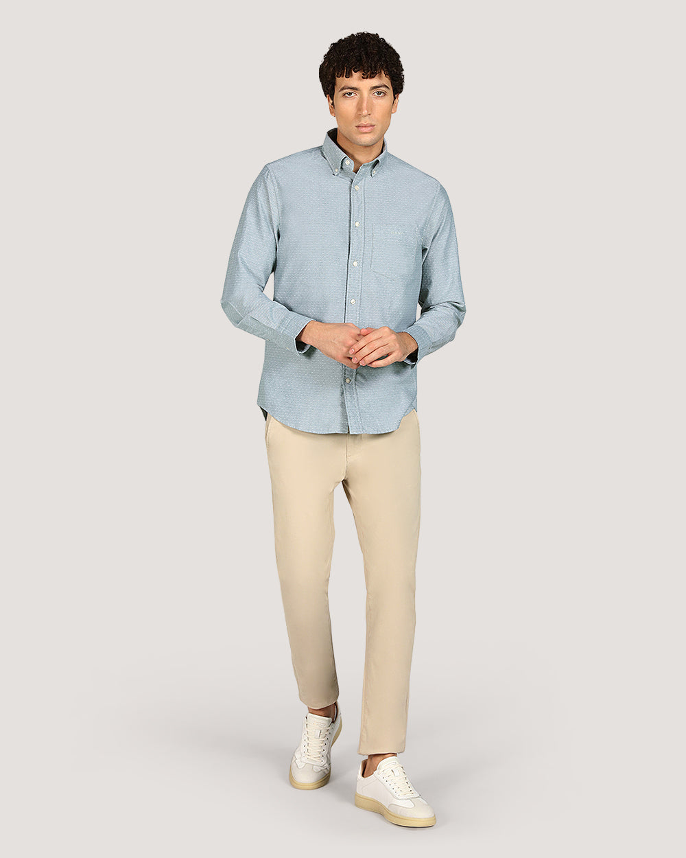 Gant Regular Oxford Dobby Dot Shirt For Men