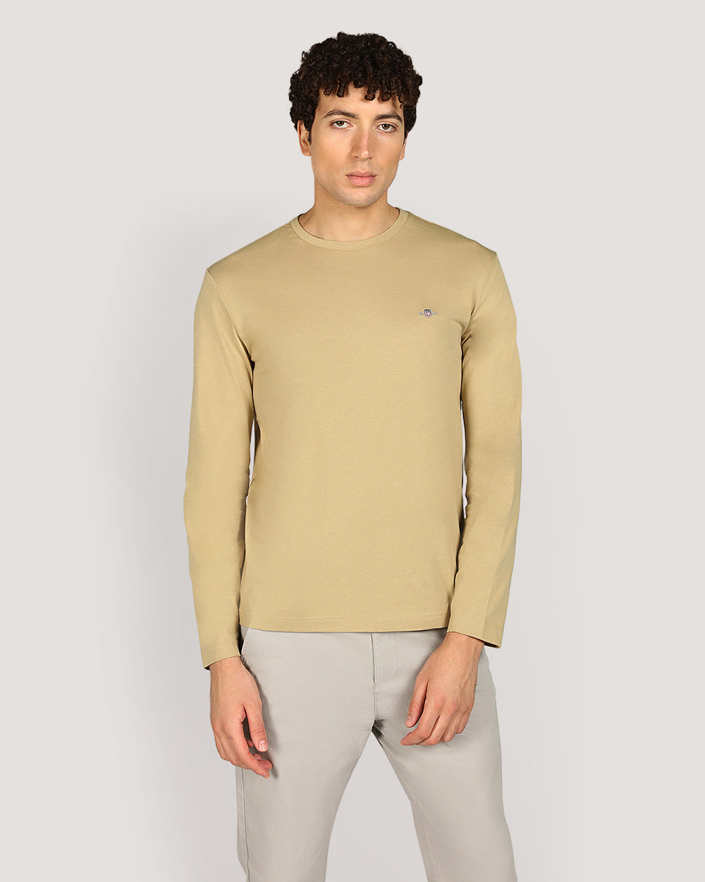 Gant Regular Shield Long Sleeve T-Shirt For Men