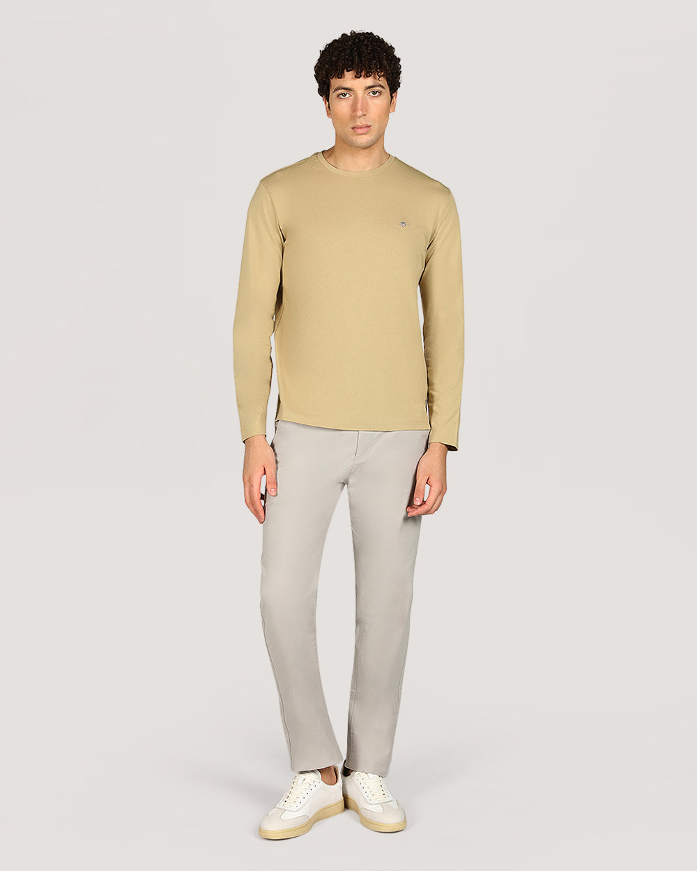 Gant Regular Shield Long Sleeve T-Shirt For Men