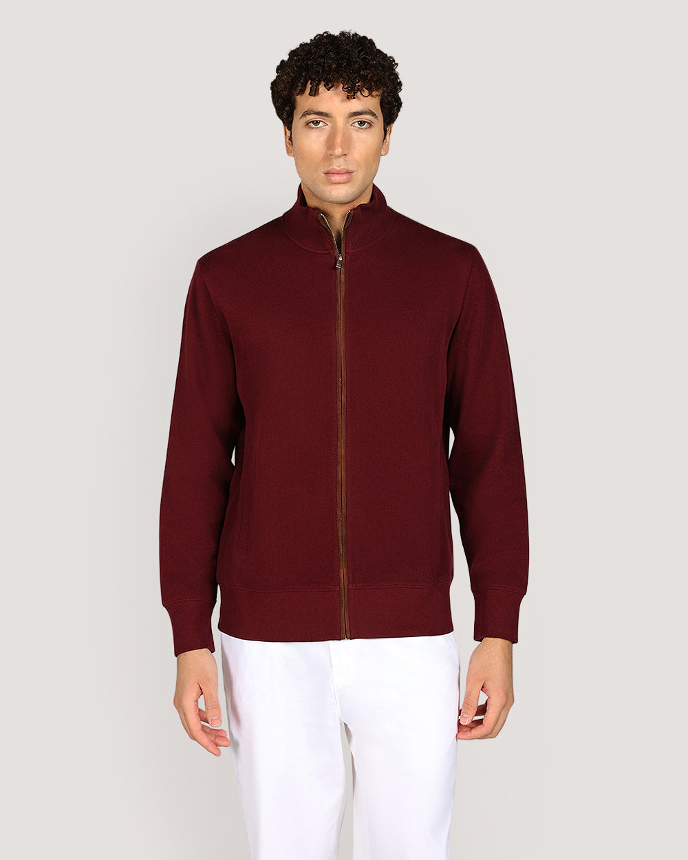 Gant Sacker Rib Full Zip Cardigan For Men