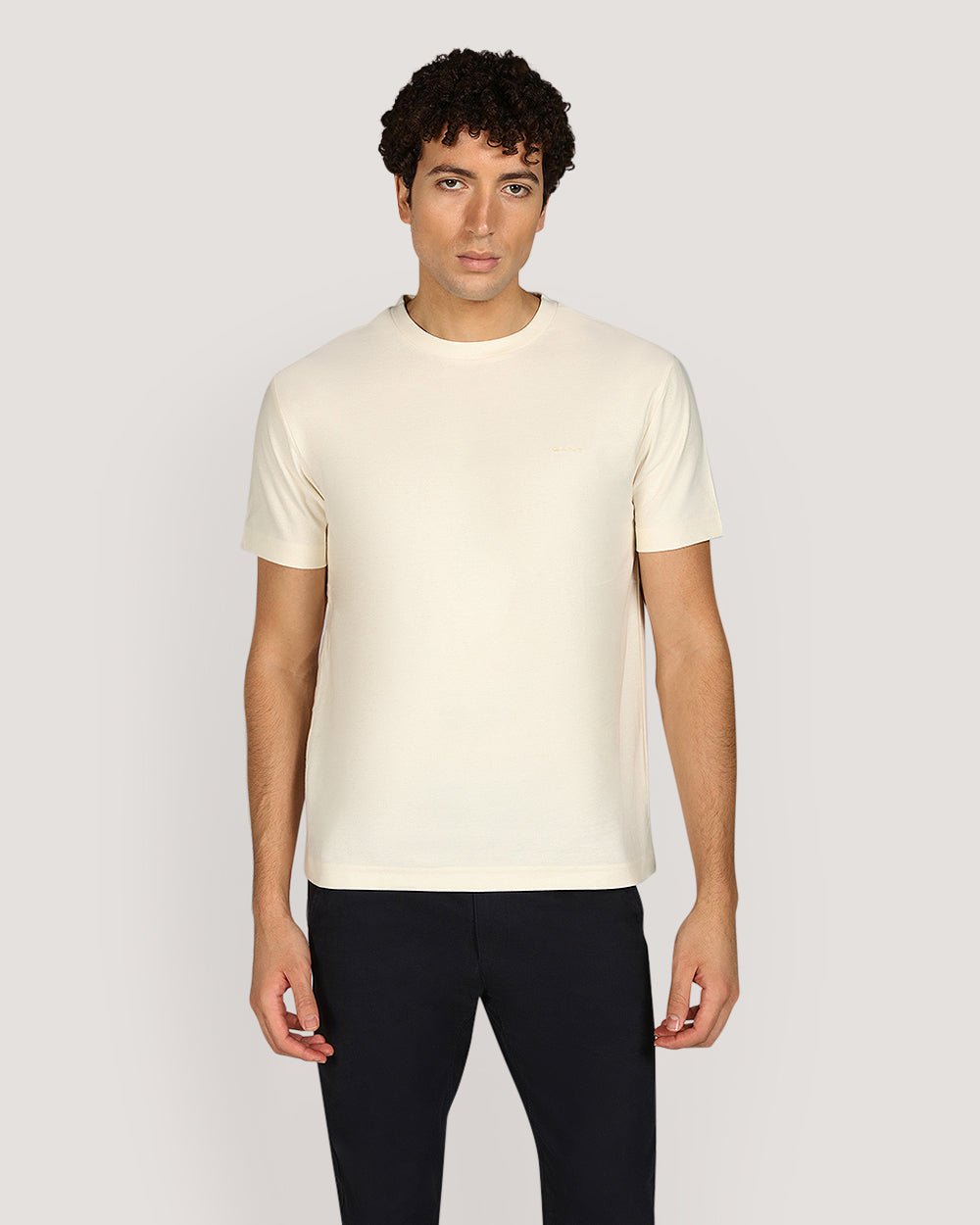 Gant Twill Texture Short Sleeve T-Shirt For Men