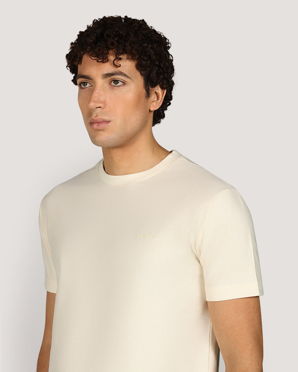 Gant Twill Texture Short Sleeve T-Shirt For Men