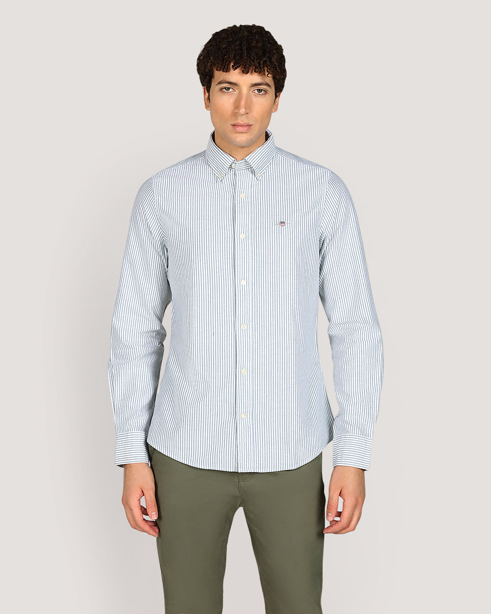 Gant Slim Classic Oxford Stripe Shirt For Men