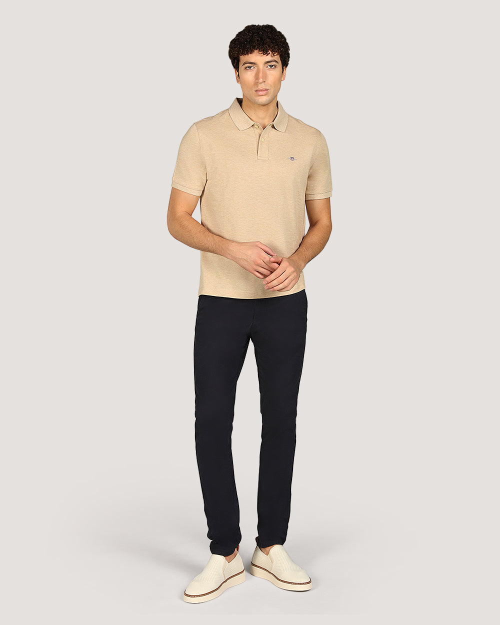 Gant Regular Shield Short Sleeve Piqué Polo Shirt For Men