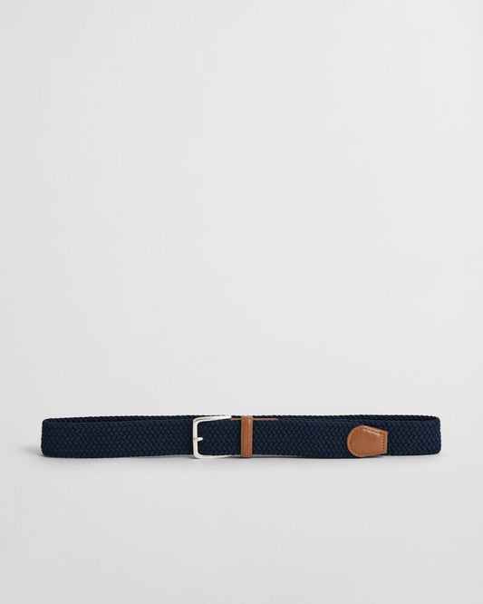 ELASTIC BRAIDED BELT Blue / 80X32