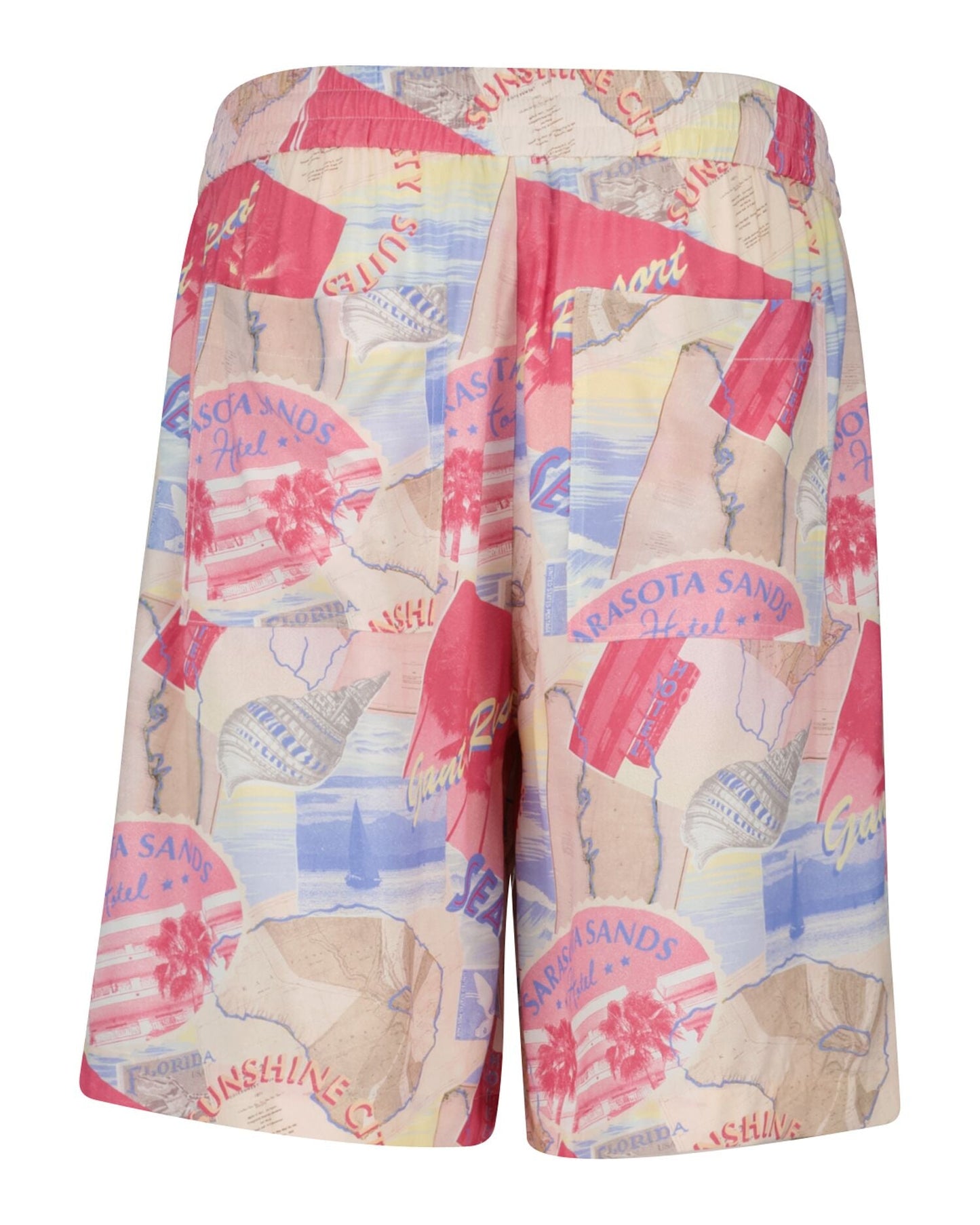 Men’S Resort Printed Drawstring Shorts