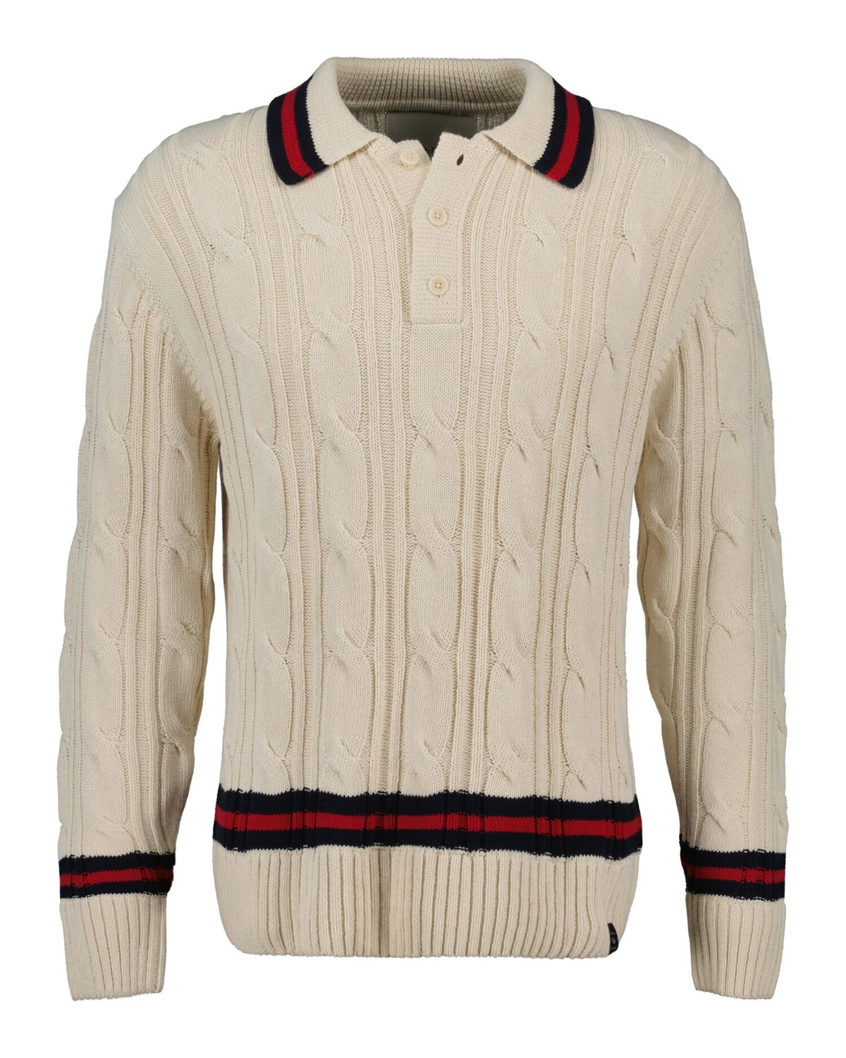 Cable Knit Polo