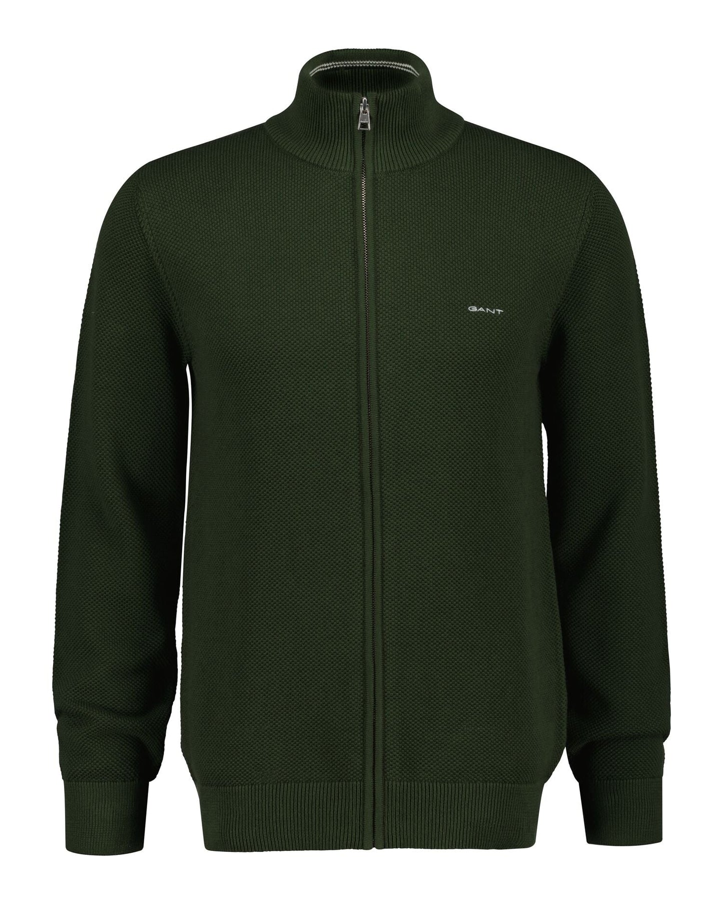 Gant Cotton Piqué Zip Cardigan